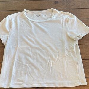 A&F Essential Classic White Women's Top
